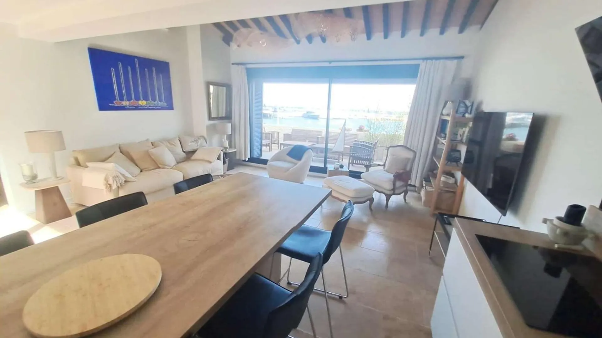 Marcogblan - Superbe T4 Refait A Neuf Avec Vue Port Apartment Cogolin